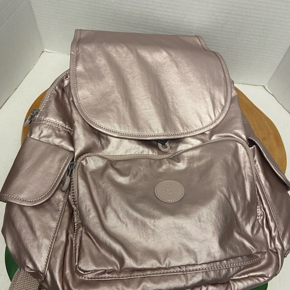 Kipling Soft Metallic Pink Mid Backpack - Picture 4 of 10